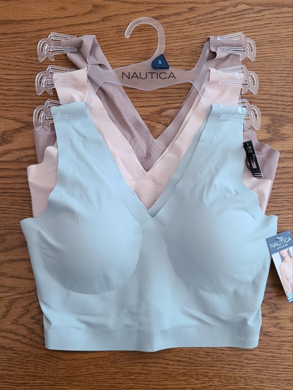Nautica Intimates No Show Support Bra Set